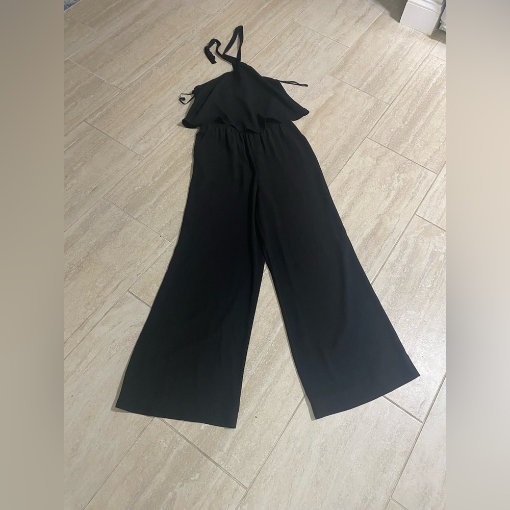 Ali & Jay Elegant Black Halter Jumpsuit Size M